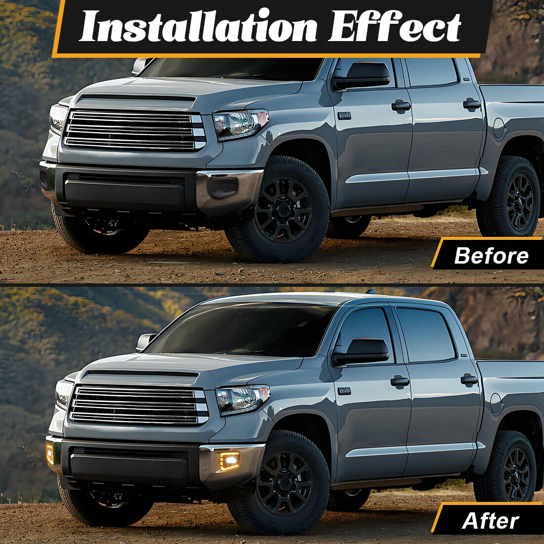 LED Daytime Running Light for 2014-2021 Toyota Tundra with Turn Signal Function - Image 6