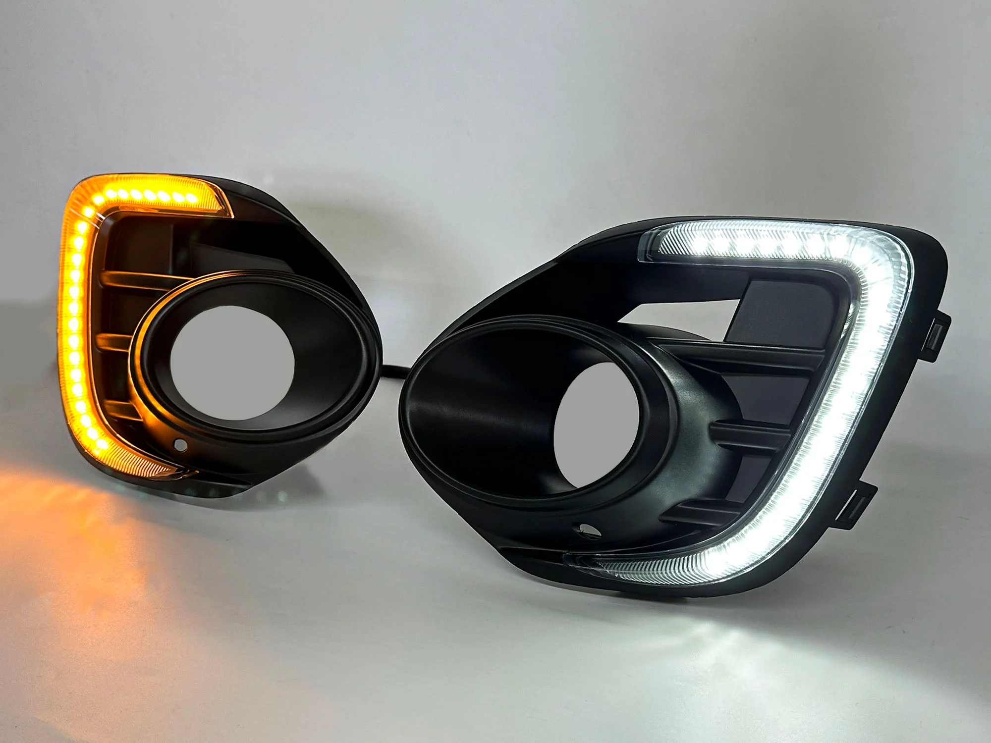 For 2016-2018 Mitsubishi Lancer Fog Lights + Switch + Bezels w/ LED DRL Signal Lamps - Image 12