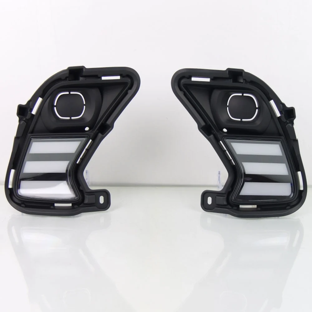 LED DRL Fog Light Kit For Toyota Grand Highlander 2024-2025 – White DRL + Amber Turn Signal - Image 7