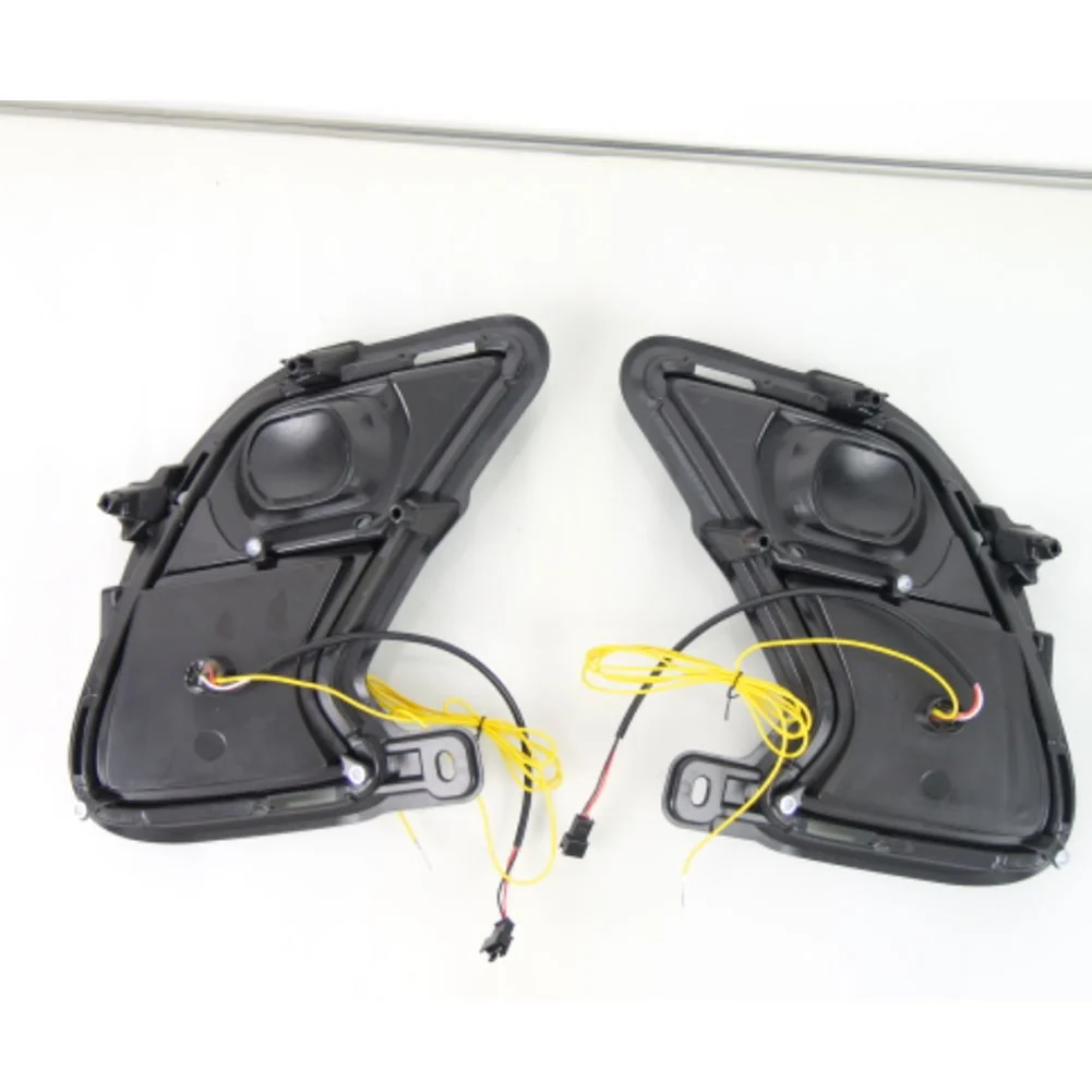 LED DRL Fog Light Kit For Toyota Grand Highlander 2024-2025 – White DRL + Amber Turn Signal - Image 8