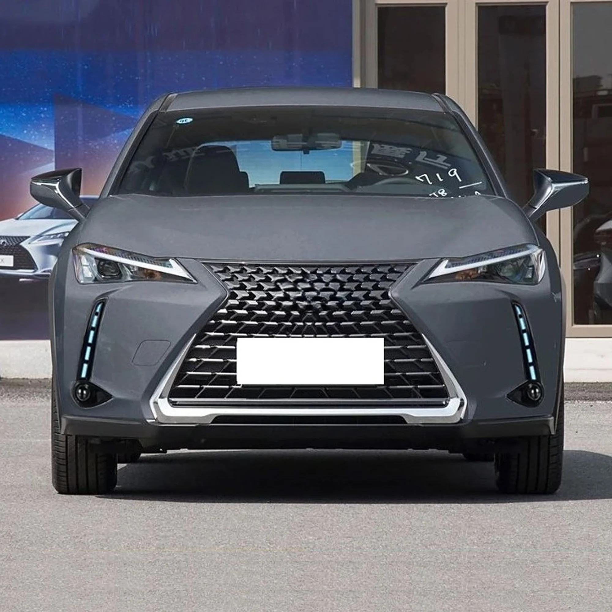 LED DRL Fog Lights For Lexus UX 2019-2025 – White DRL / Amber Turn / Blue Accent - Image 2
