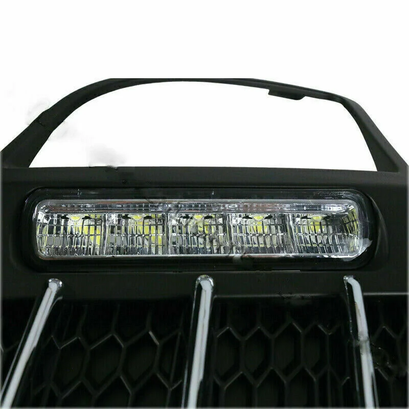 LED DRL Fog Lights Lamps Cover Insert for VW Golf MK6 GTI 2010-2013 - Image 5
