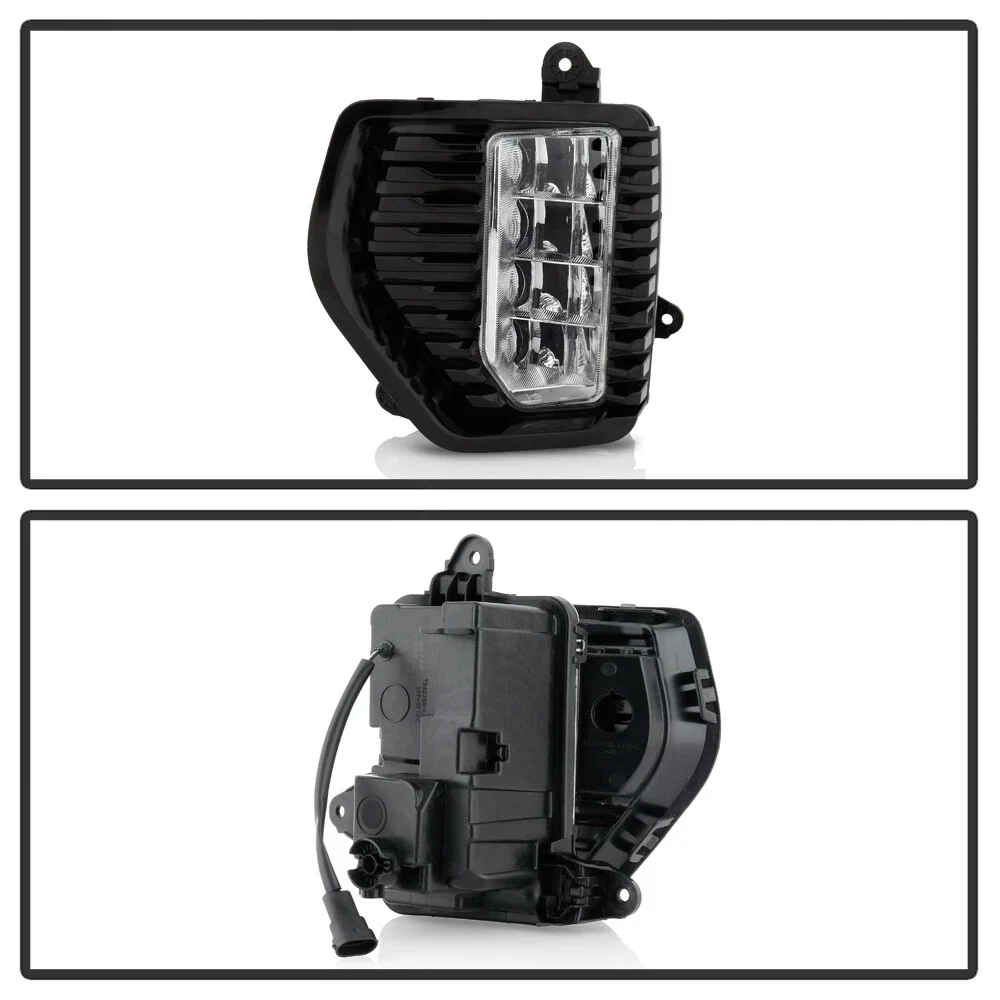 LED Bumper Fog Lights with Switch Set for GMC Sierra 1500 2019 2020 2021 - Image 3