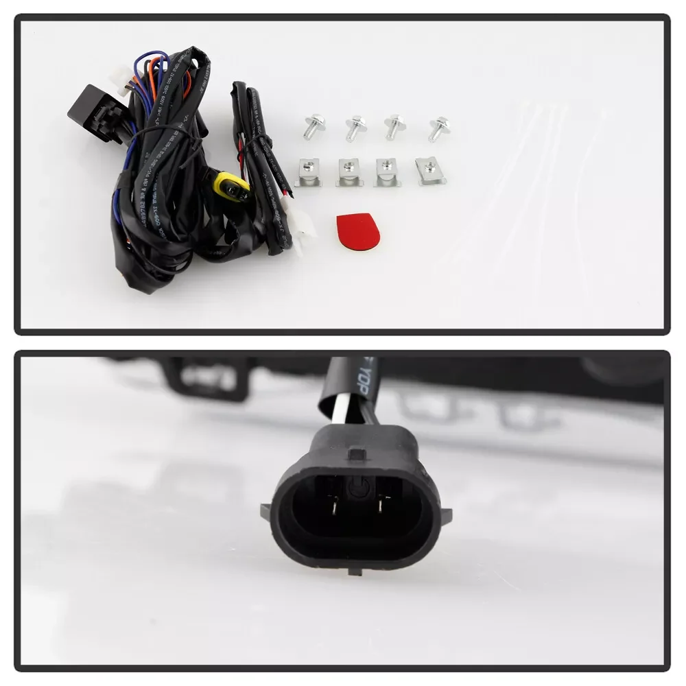 LED Bumper Fog Lights with Switch Set for GMC Sierra 1500 2019 2020 2021 - Image 5