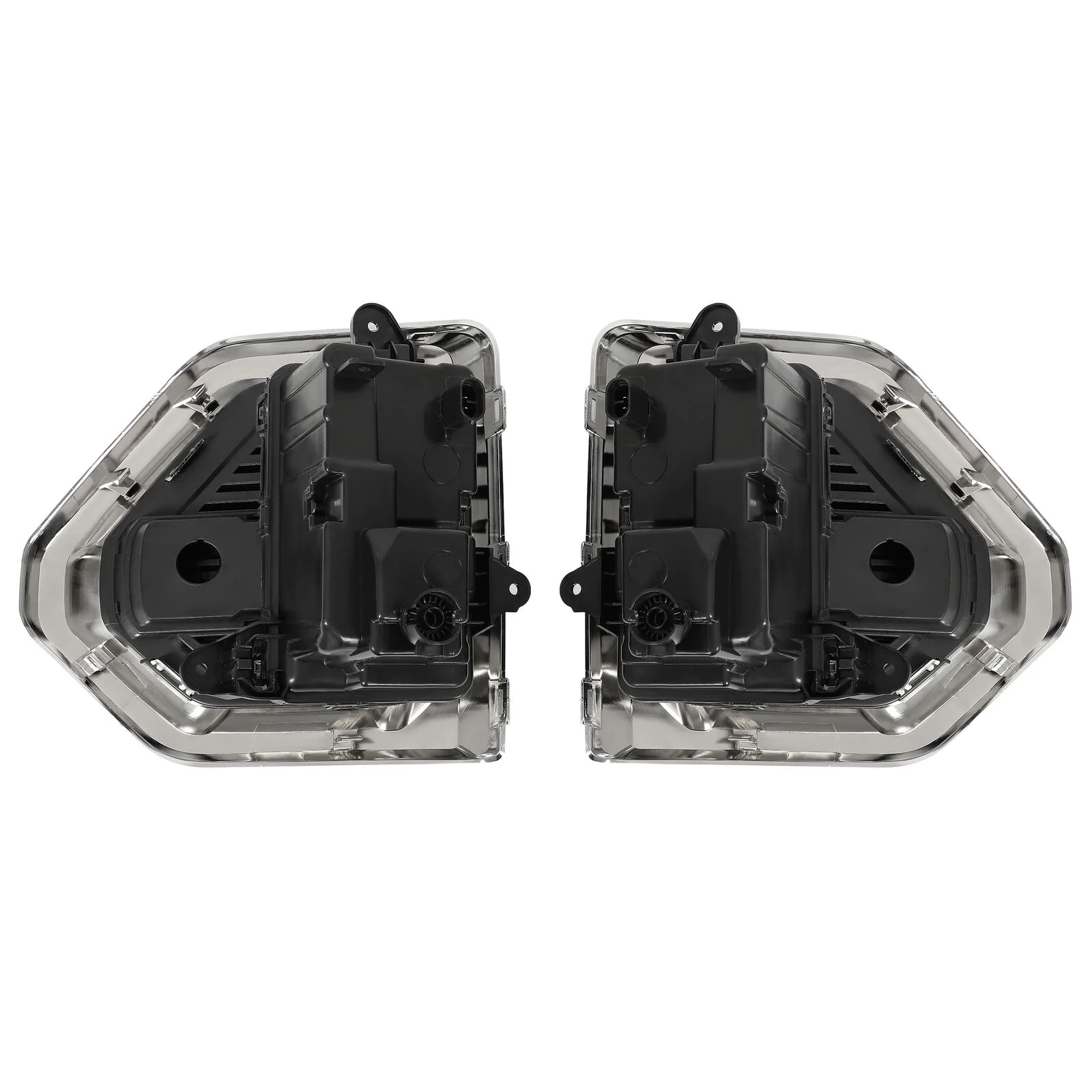 LED Fog Lights & Chrome Bezels Kit for 2019-2022 GMC Sierra 1500 Denali SLT AT4 - Image 11