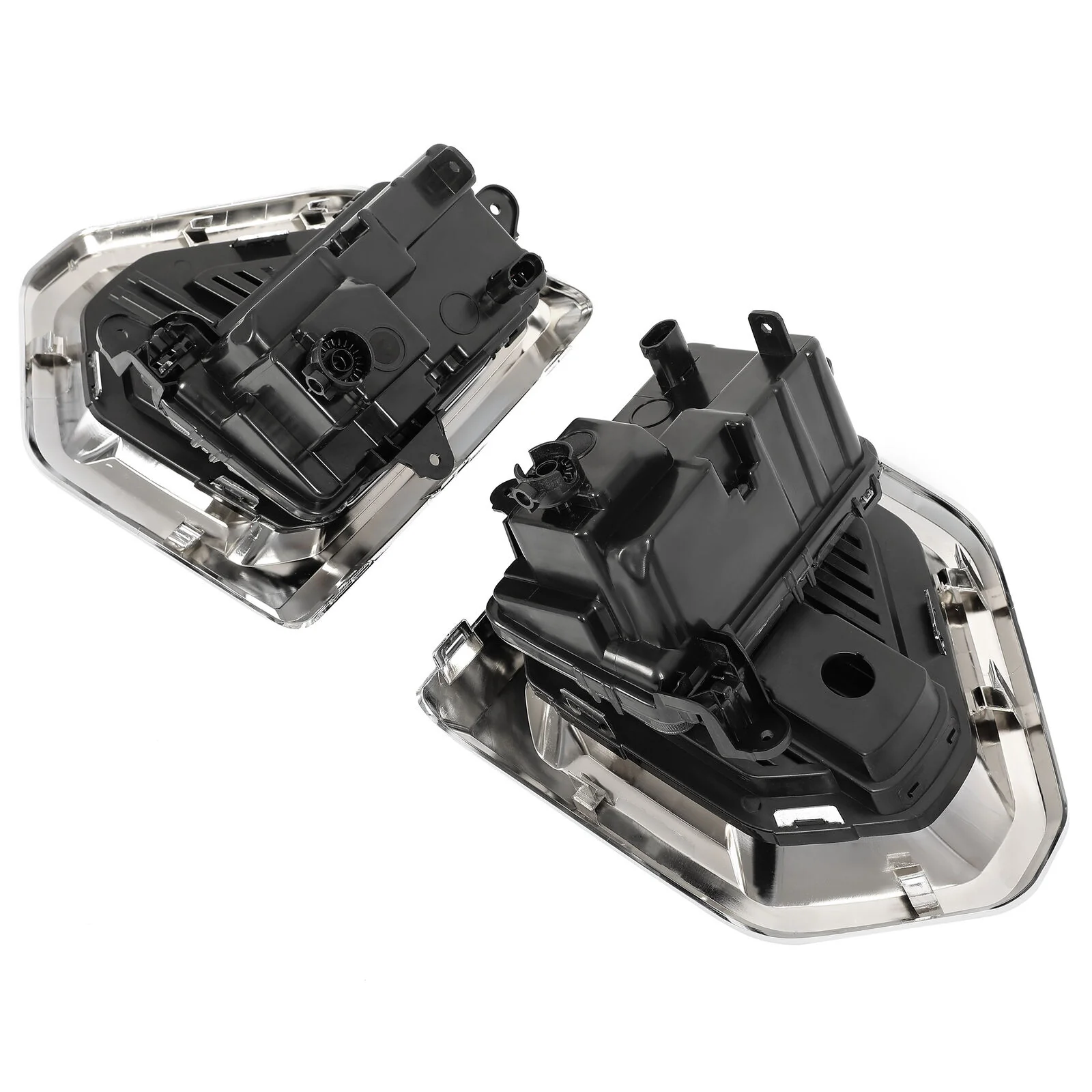 LED Fog Lights & Chrome Bezels Kit for 2019-2022 GMC Sierra 1500 Denali SLT AT4 - Image 12