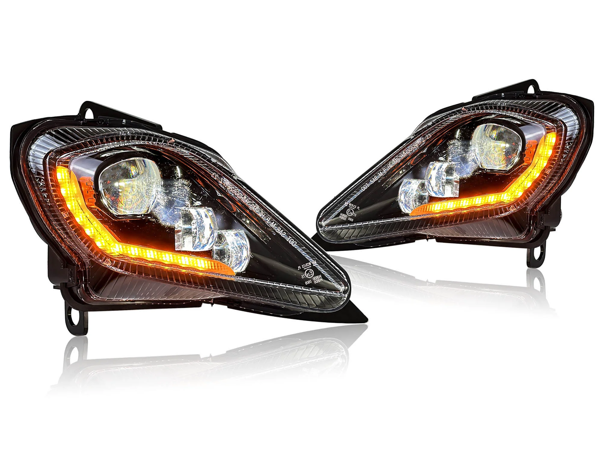 LED Headlight Assembly For Yamaha YFZ450 & Raptor 350/700/700R (2006-2023) - Image 4