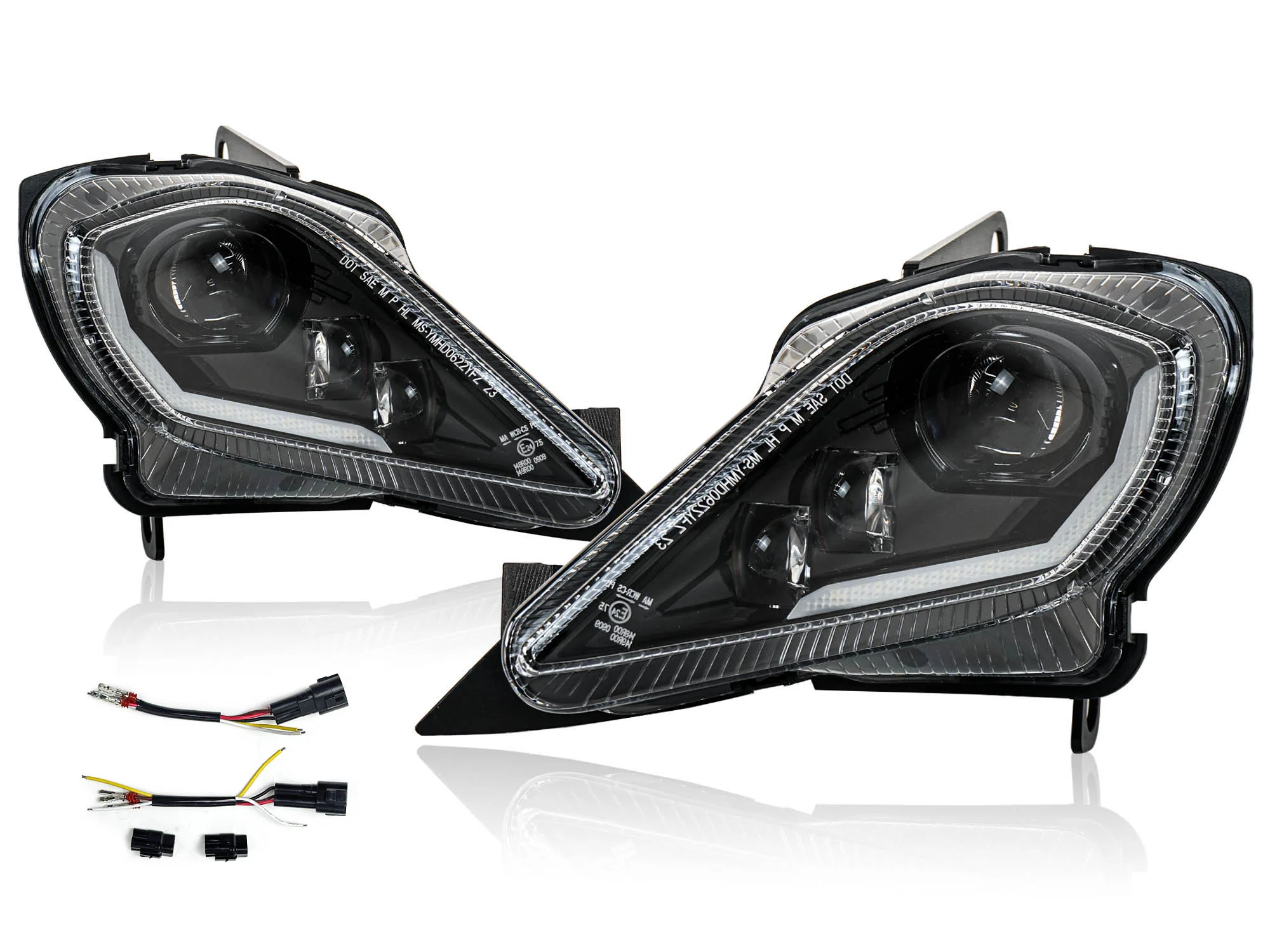 LED Headlight Assembly For Yamaha YFZ450 & Raptor 350/700/700R (2006-2023) - Image 6
