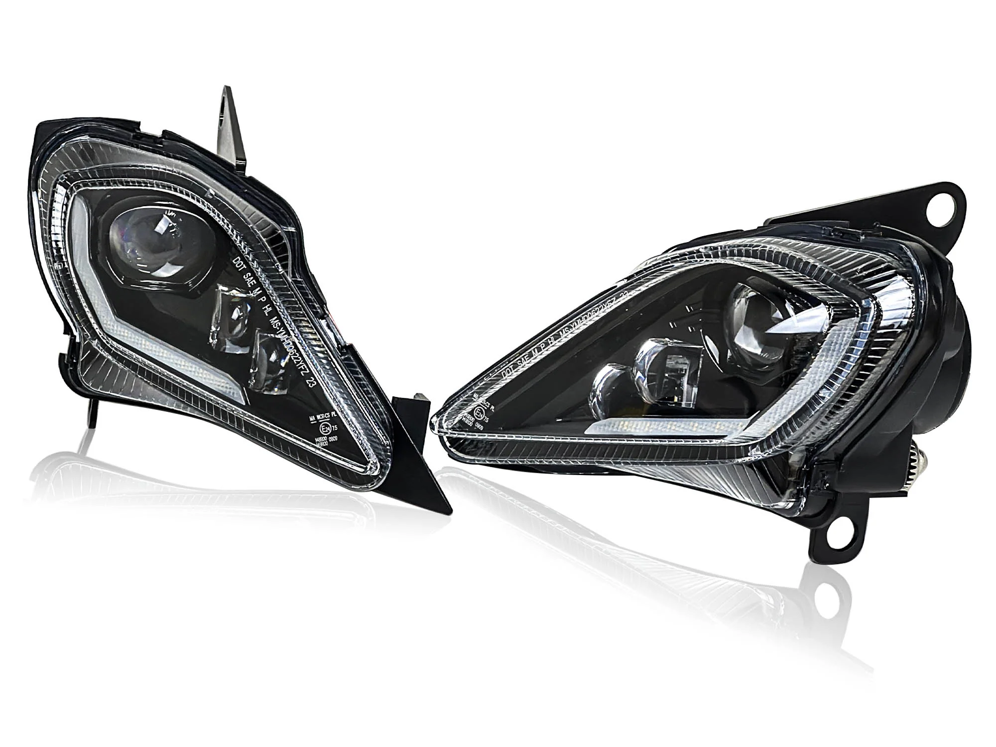 LED Headlight Assembly For Yamaha YFZ450 & Raptor 350/700/700R (2006-2023) - Image 8