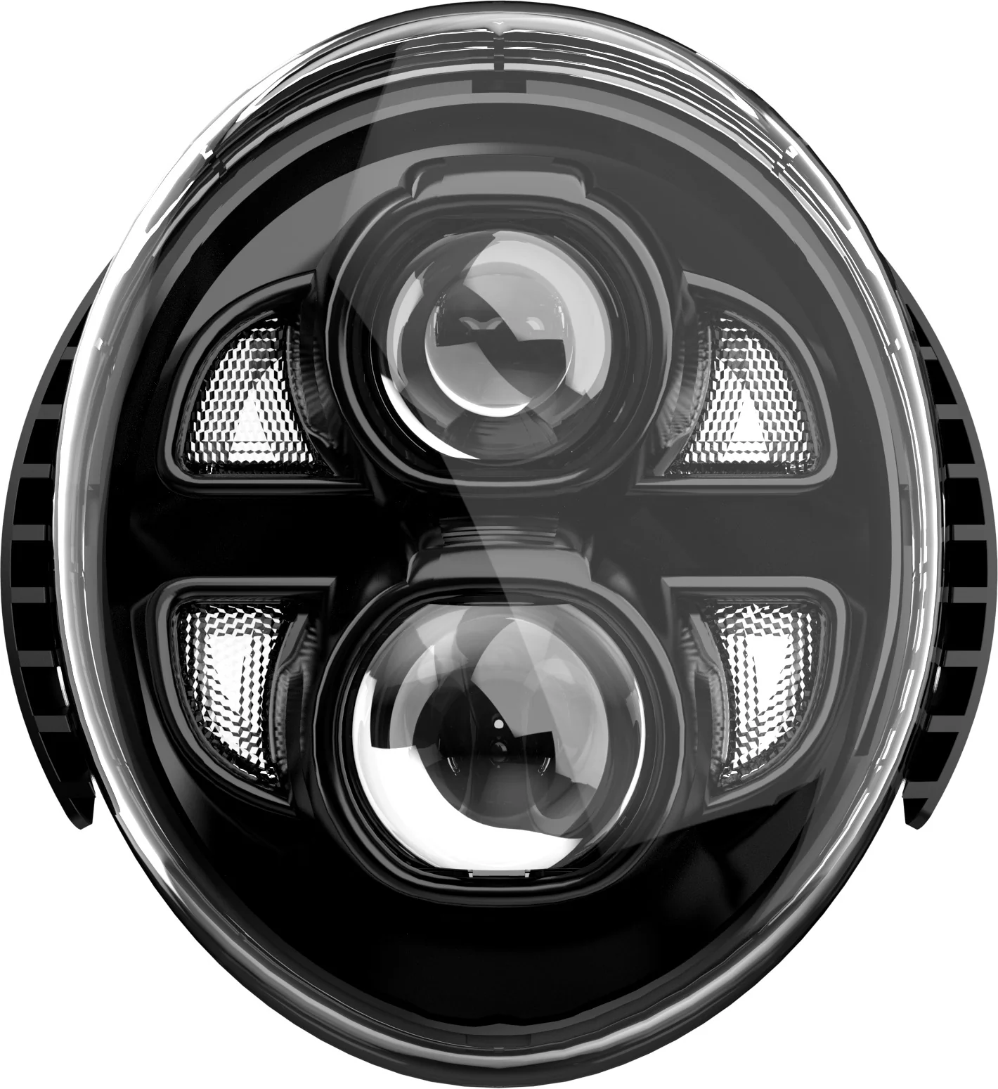 LED Headlight Hi/Low Beam Lamp DRL For Harley Davidson V-Rod VRod 2002-2017 - Image 2