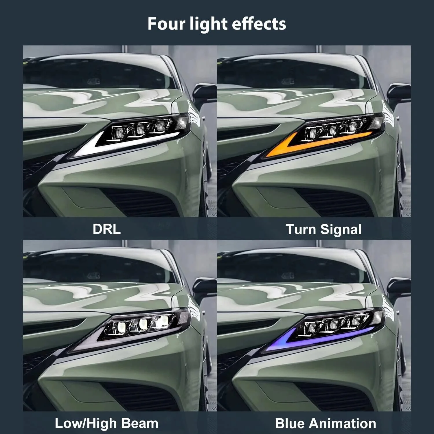 LED Headlights For Toyota Camry 8Th Gen 2018-2024 Head Lamp Sequential Assembly - Image 6