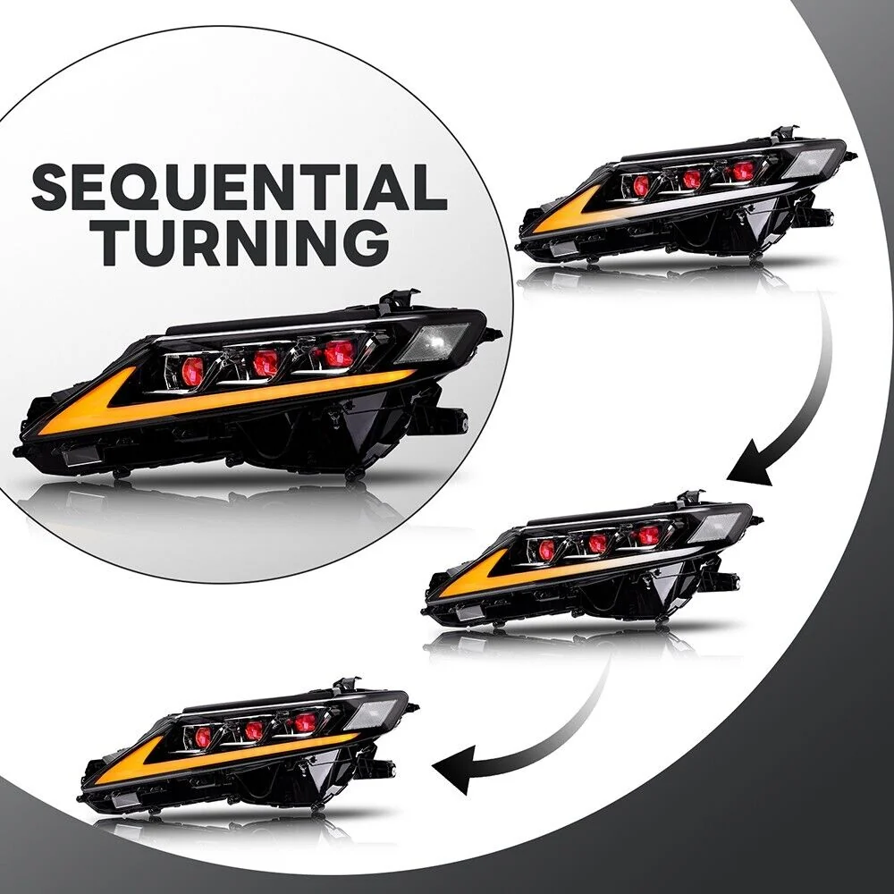 LED Headlights For Toyota Camry 8Th Gen 2018-2024 Head Lamp Sequential Assembly - Image 8