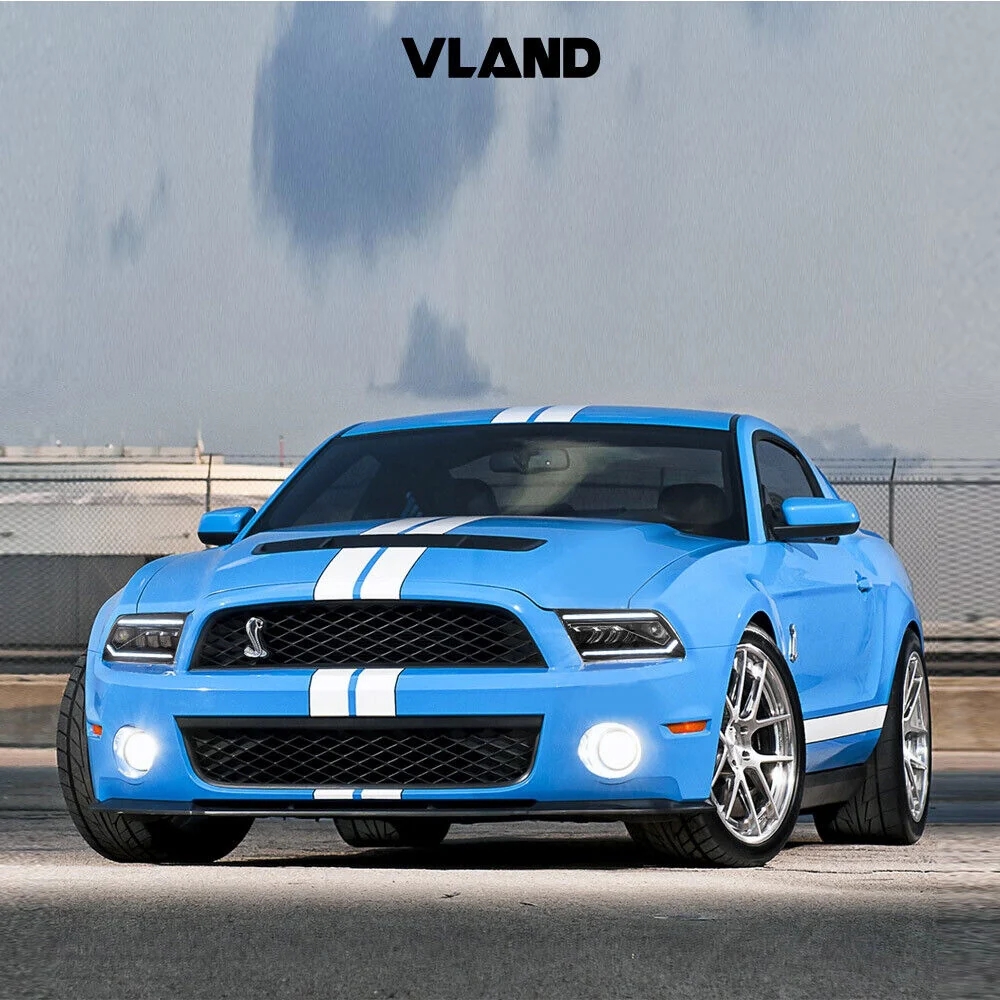 LED Projector Headlights For Ford Mustang 2005-2009 W/Start Up Animation - Image 10