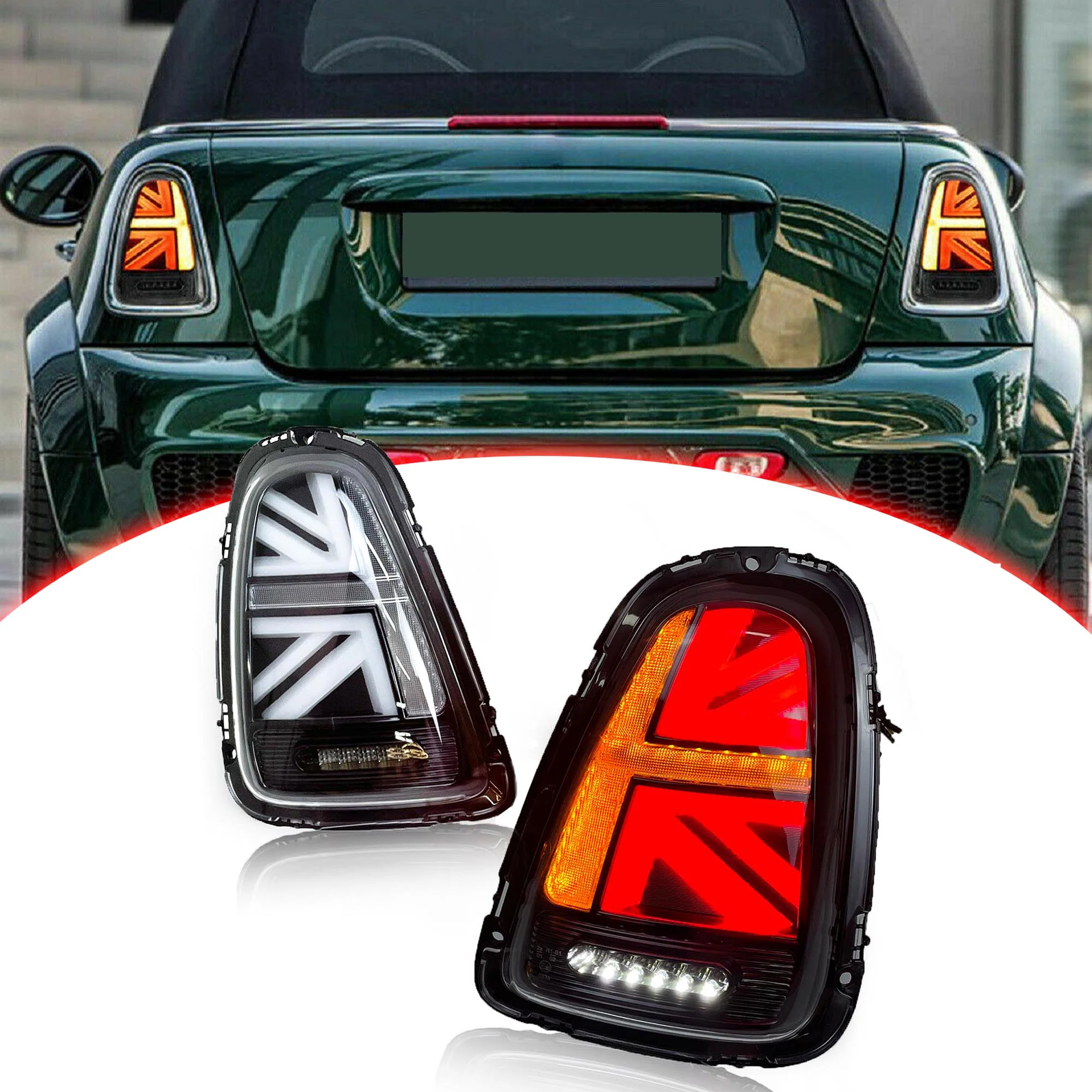 SMOKED/RED LED Rear Tail Lights For BMW Mini Cooper R56 R57 R58 R59 2007-2013 - Image 22