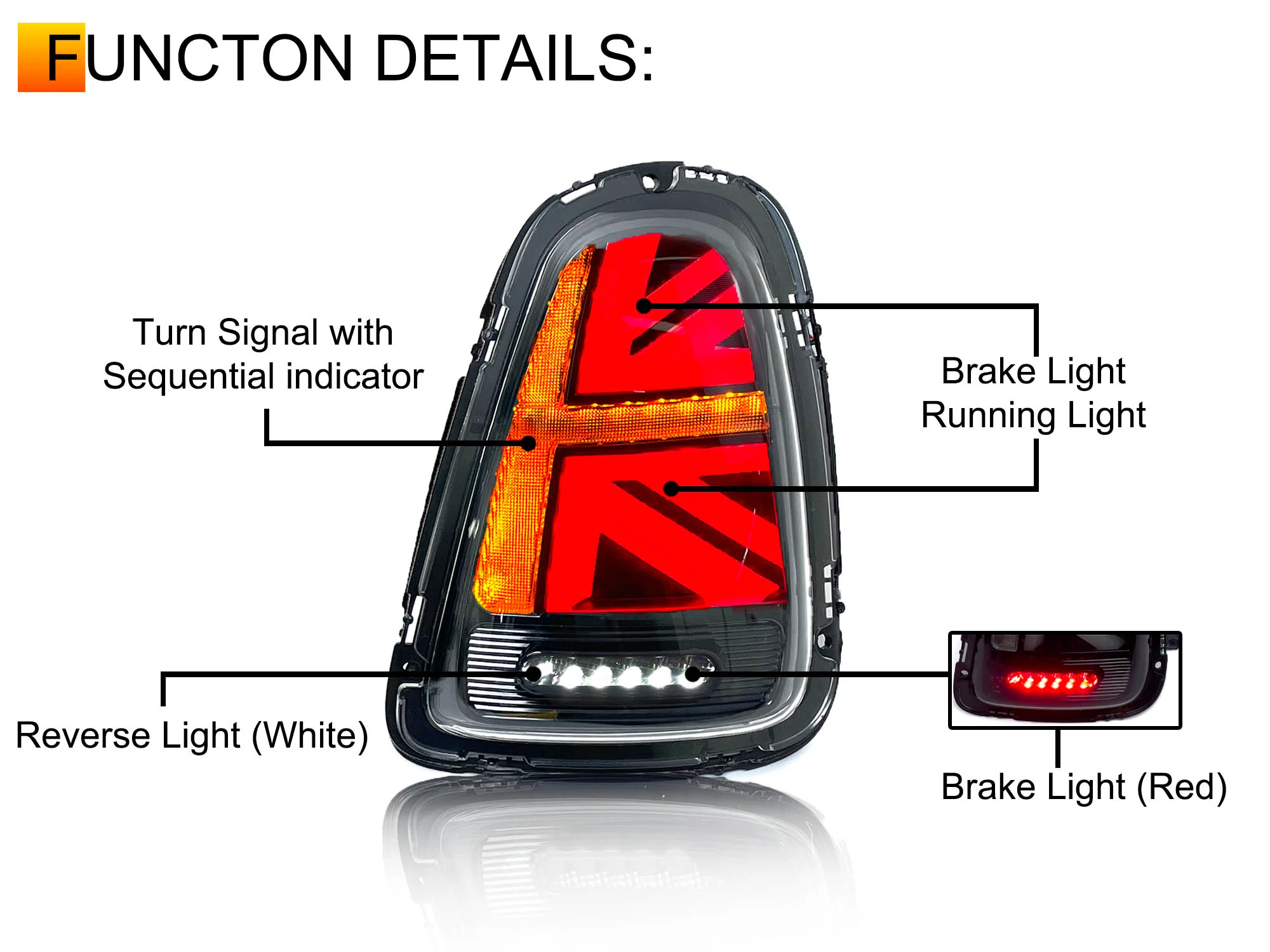 SMOKED/RED LED Rear Tail Lights For BMW Mini Cooper R56 R57 R58 R59 2007-2013 - Image 30