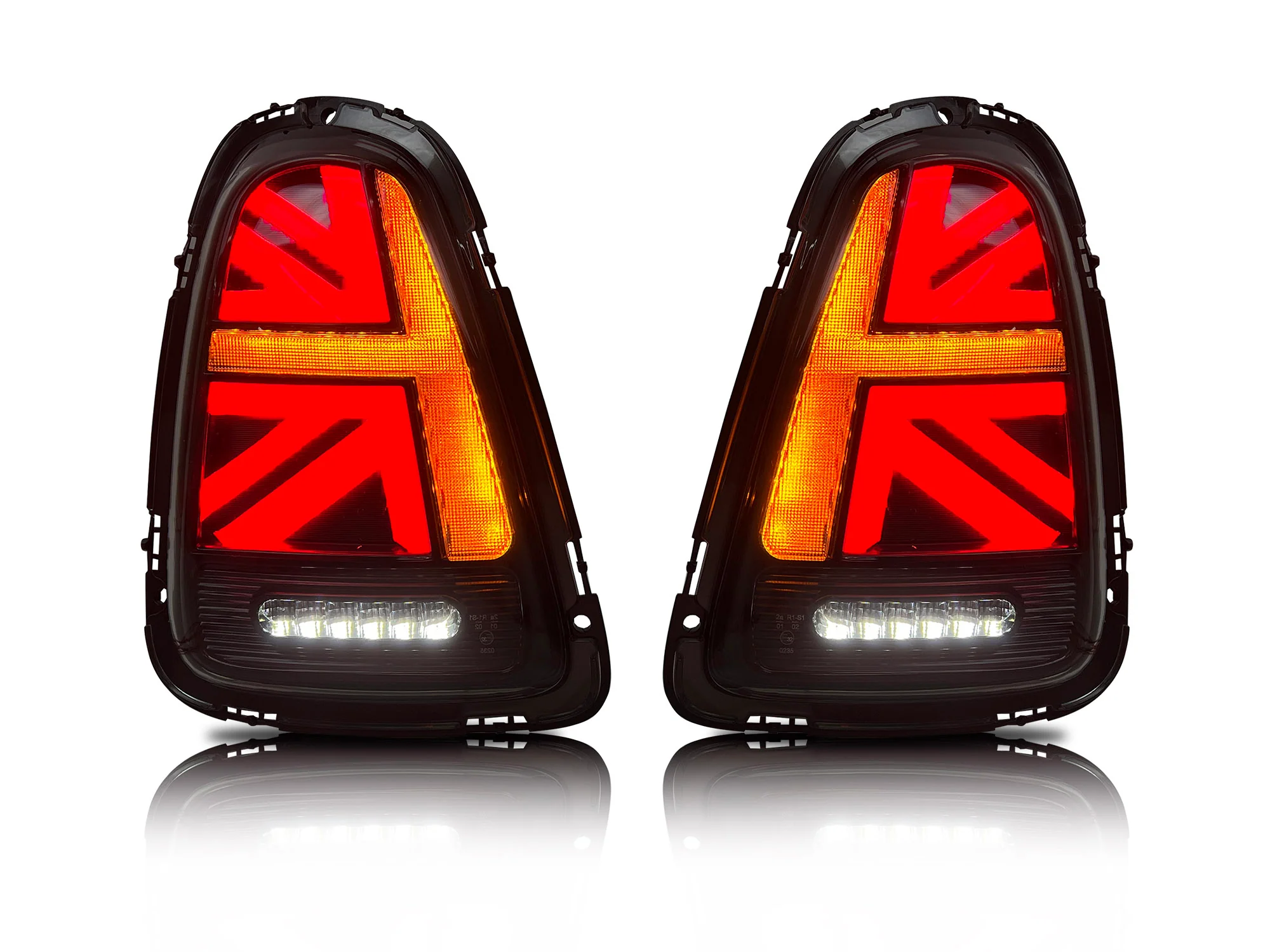SMOKED/RED LED Rear Tail Lights For BMW Mini Cooper R56 R57 R58 R59 2007-2013 - Image 35