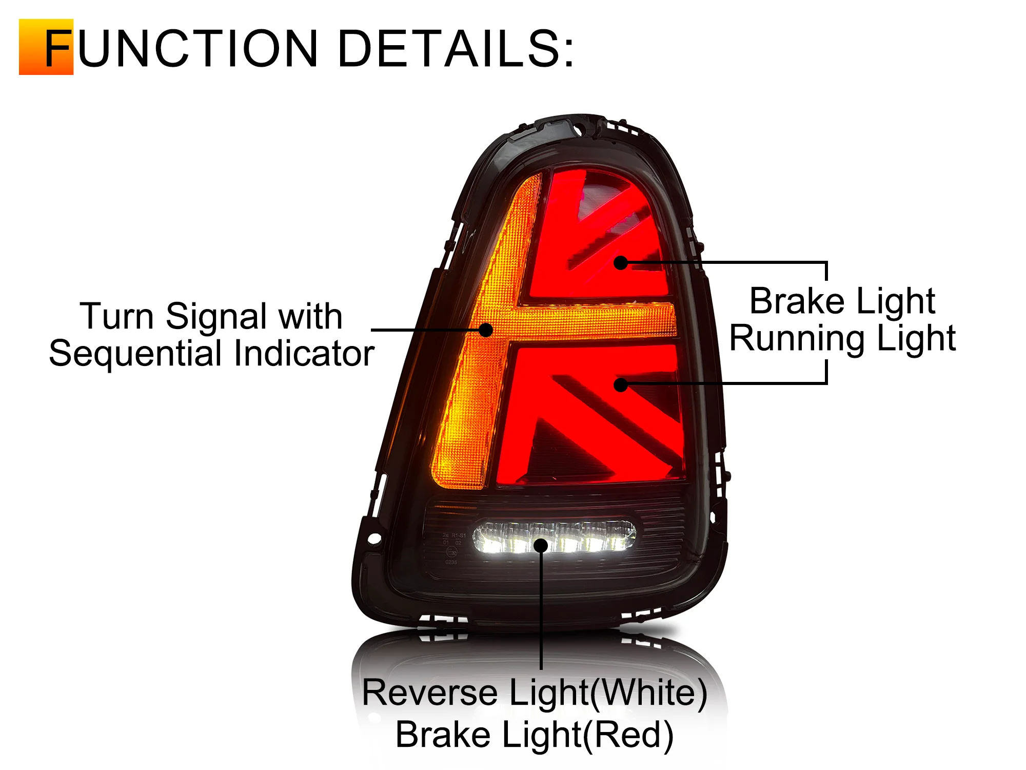SMOKED/RED LED Rear Tail Lights For BMW Mini Cooper R56 R57 R58 R59 2007-2013 - Image 38