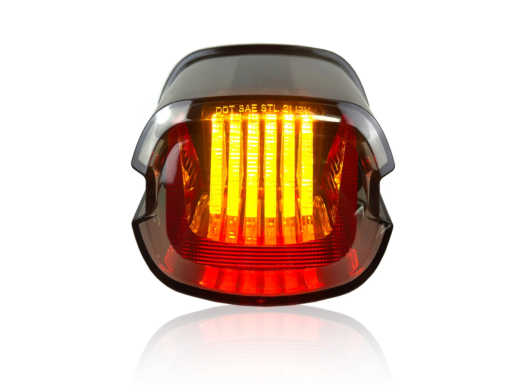 Smoked LED Tail Light Sequential Turn Signal for Harley Davidson Sportster Dyna Road King - Image 11