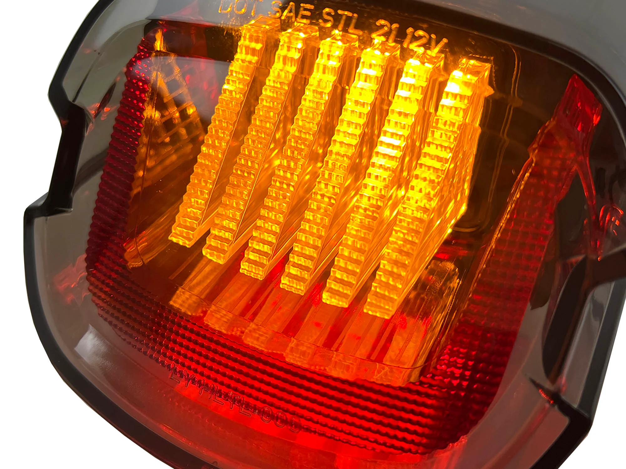 Smoked LED Tail Light Sequential Turn Signal for Harley Davidson Sportster Dyna Road King - Image 12