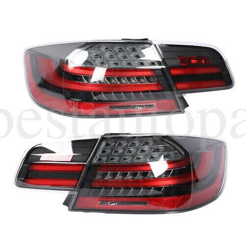 LED Tail Lights Smoke Lens For BMW M3 E92 Coupe LCI 2011–2013 Left+Right - Image 4