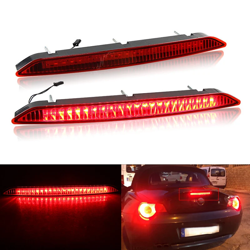 LED Trunk 3rd Third Brake Stop Rear Tail Light Red Lens For BMW Z4 E85 2002-2008 - Image 2