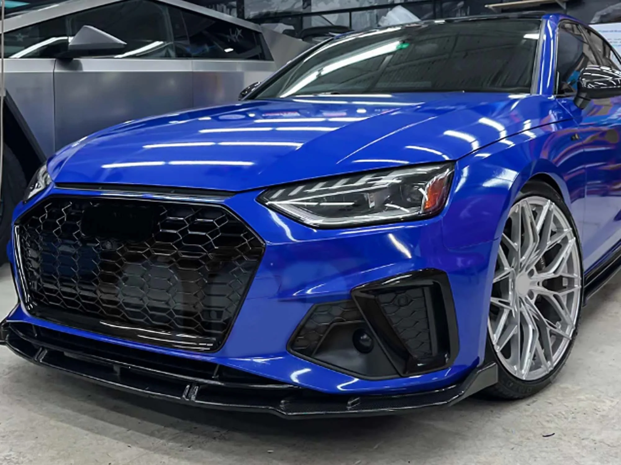 L+R Front Headlight Lens Cover For 2020–2025 Audi A4 S4 RS4 Headlamp Shell - Image 3