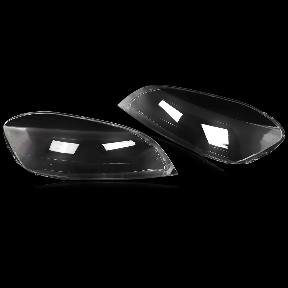 Left & Right Clear Front Headlight Lens Covers for Volvo XC60 2009–2013 Headlamp Shell