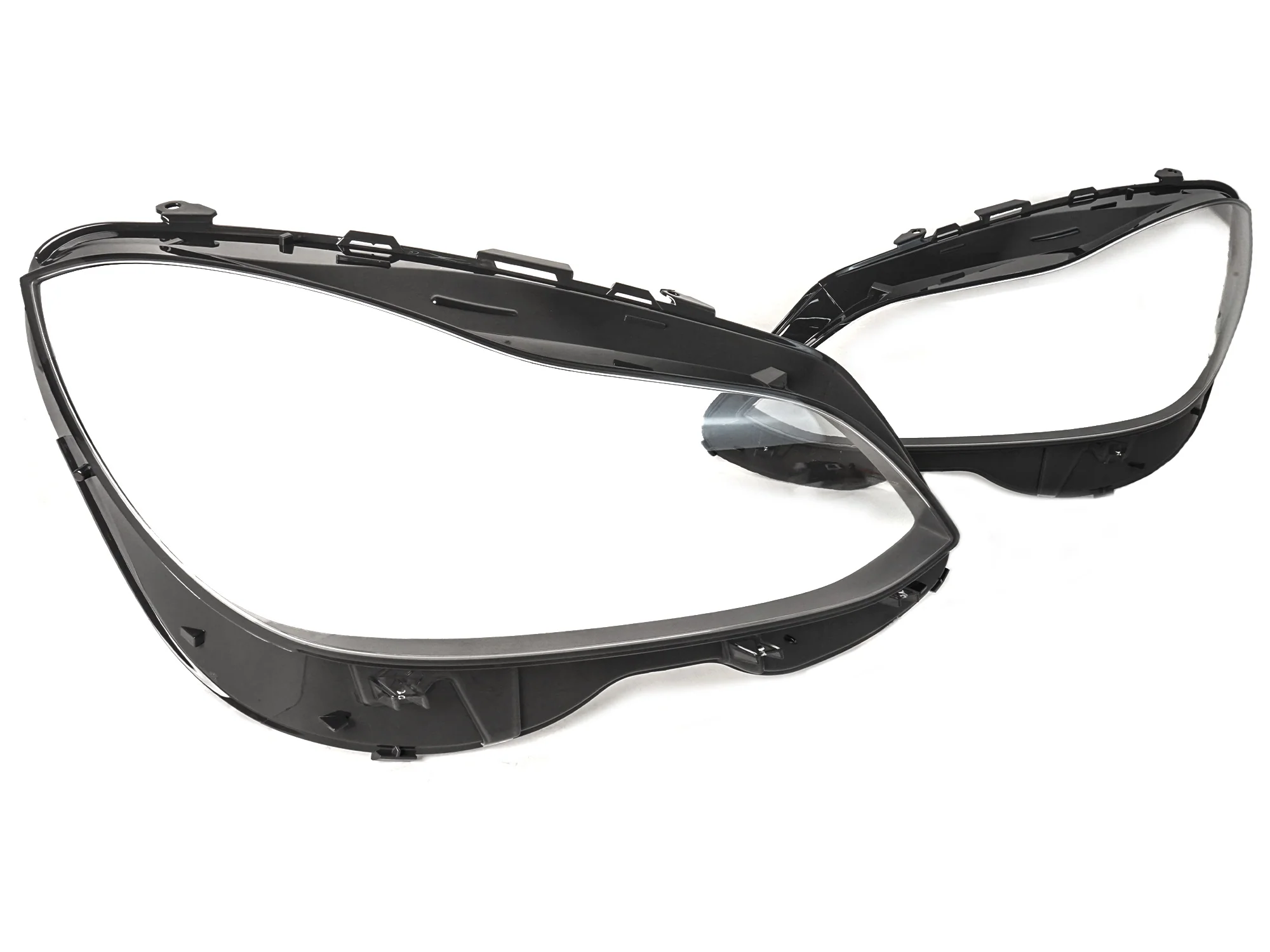 Pair Headlight Lens Cover For Mercedes-Benz W212 E-Class E350 E500 E63 2014-2016 - Image 5