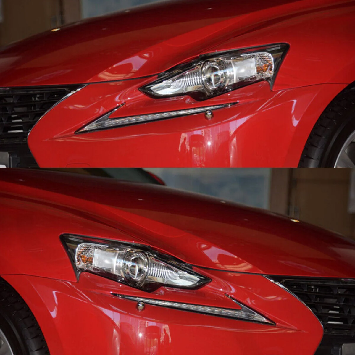 Clear Headlight Lens Covers Pair Left & Right for 2013–2016 Lexus IS250 IS300 IS350 - Image 4