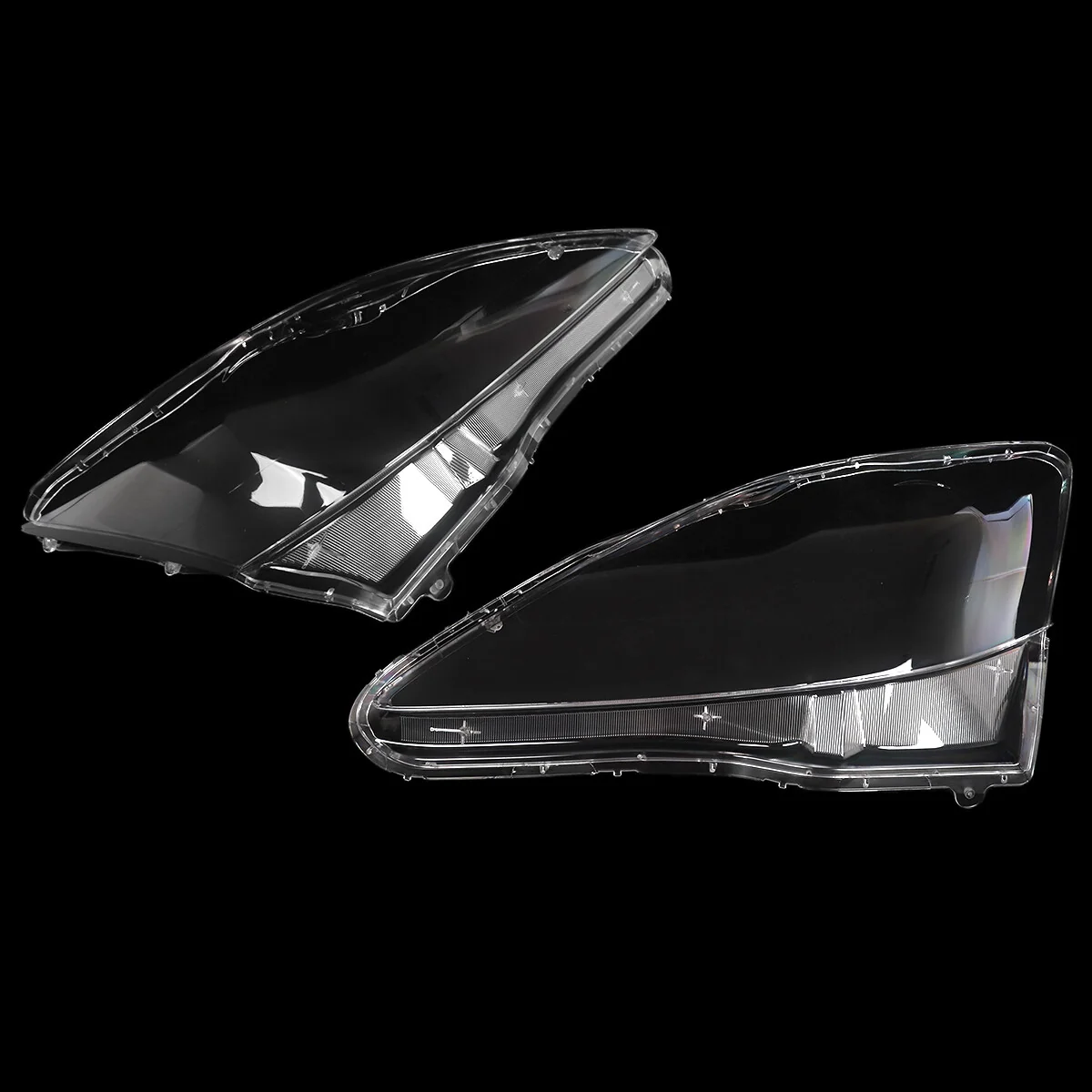 Left & Right Clear Headlight Lens Covers For Lexus IS250 / IS350 2006–2013 - Image 10