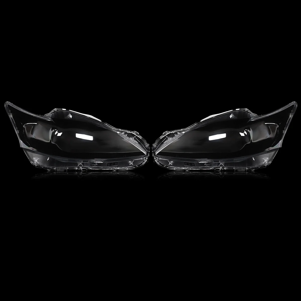 Left & Right Clear Headlight Lens Covers (Pair) for Lexus CT200 / CT200h 2012-2015 2016 2017 Headlamp Shells - Image 2