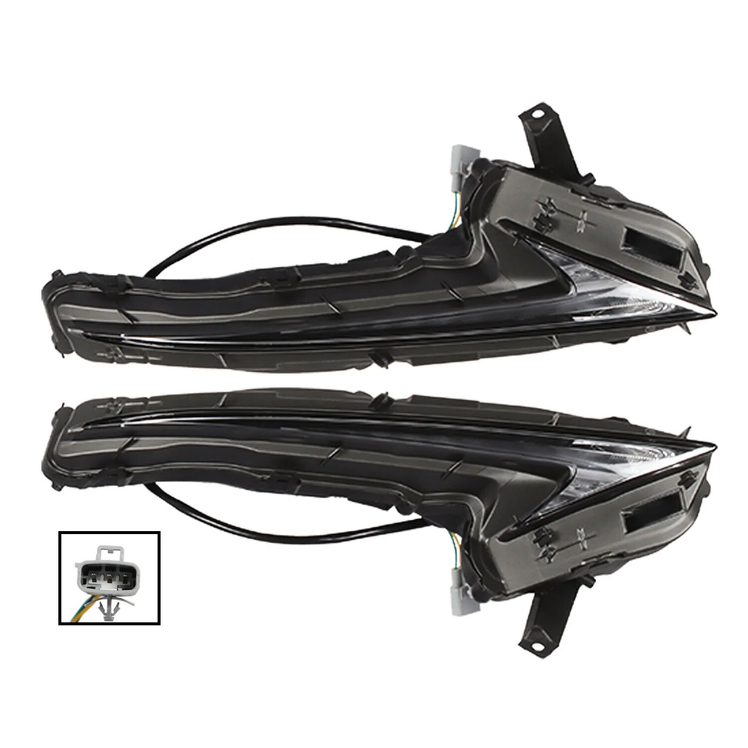 Front DRL Driving Lamps Left & Right for Lexus IS250 IS300 IS200t 2014–2016 - Image 2
