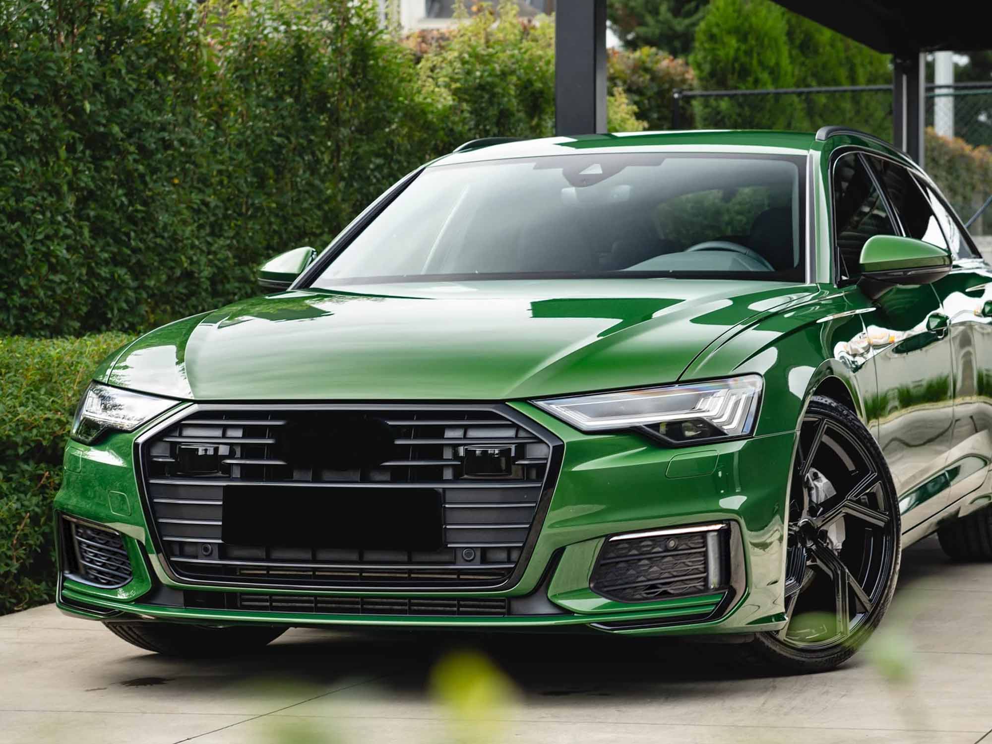 Left & Right Fog Light Grille Cover Trim For Audi A6 C8 Non-Sline 2019–2025 - Image 2
