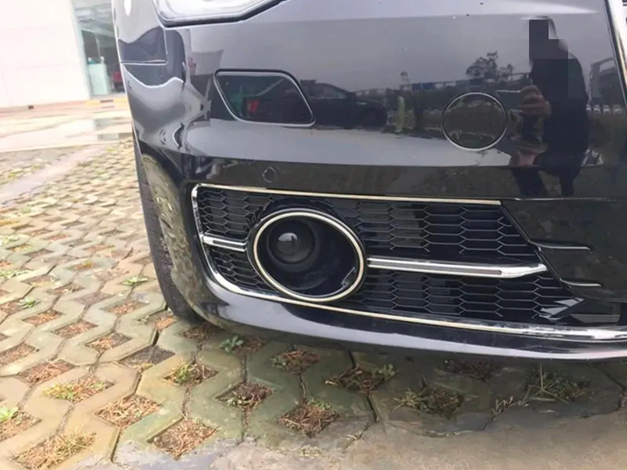 Left+Right Fog Light Grille For Audi A6 C7 Non-S-Line 2016-2018 - Image 3