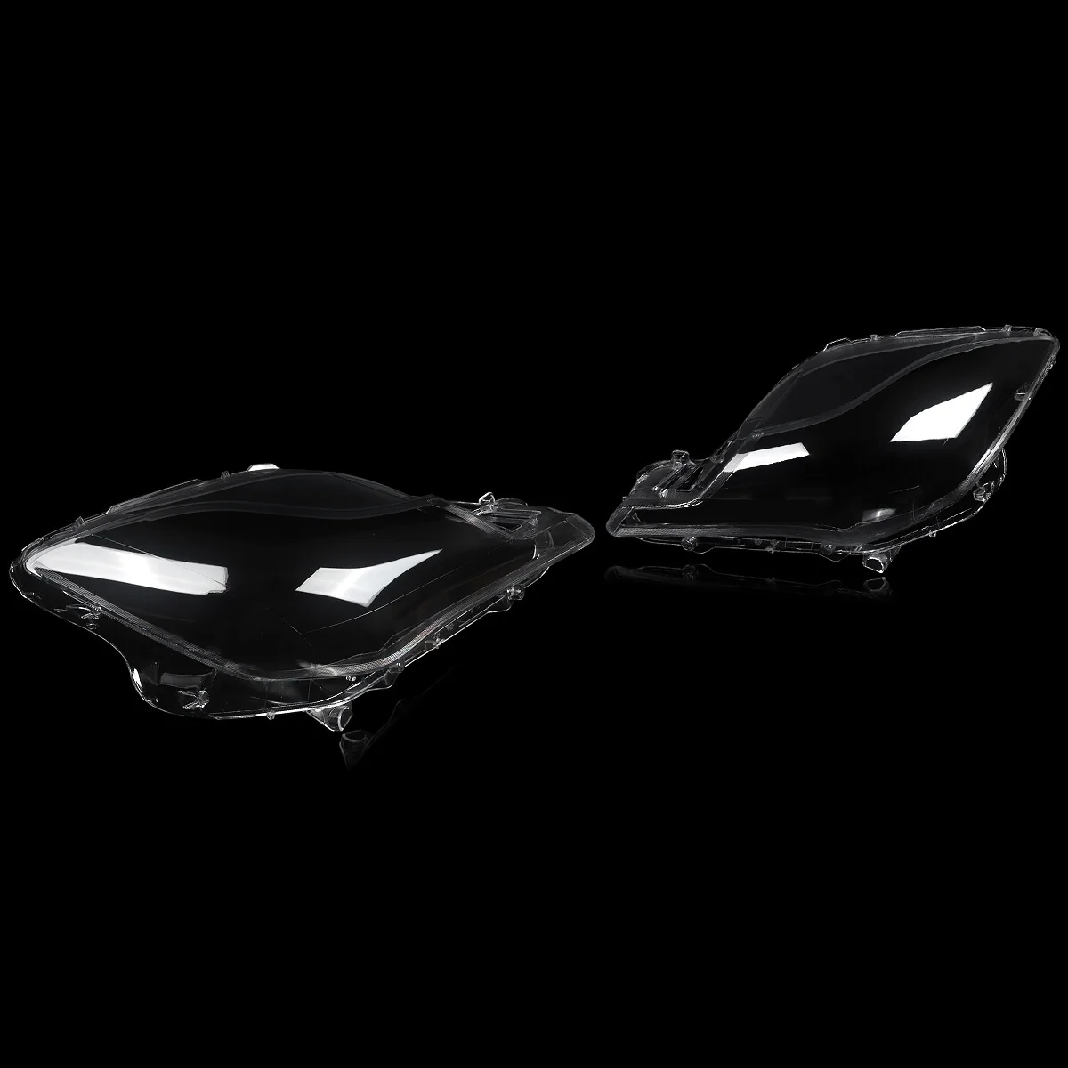 Left & Right Front Headlight Lens Covers for Maserati Quattroporte 2014–2017 Headlamp Shell - Image 3
