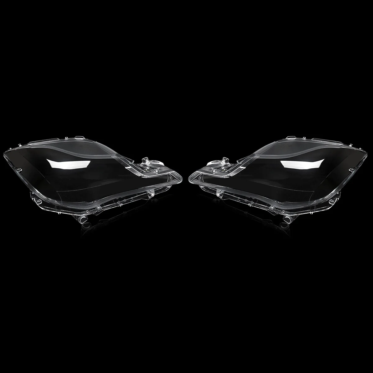 Left & Right Front Headlight Lens Covers for Maserati Quattroporte 2014–2017 Headlamp Shell - Image 4