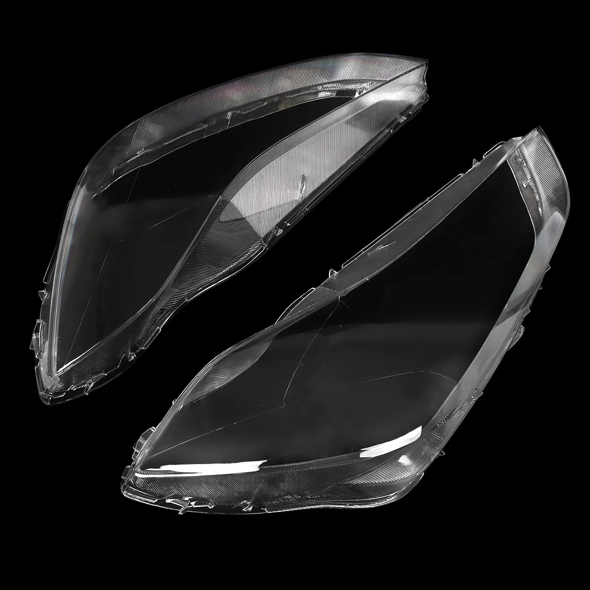 Left + Right Headlamp Clear Lens Cover Pair for Maserati Ghibli 2014-2022 Replacement Shells - Image 9