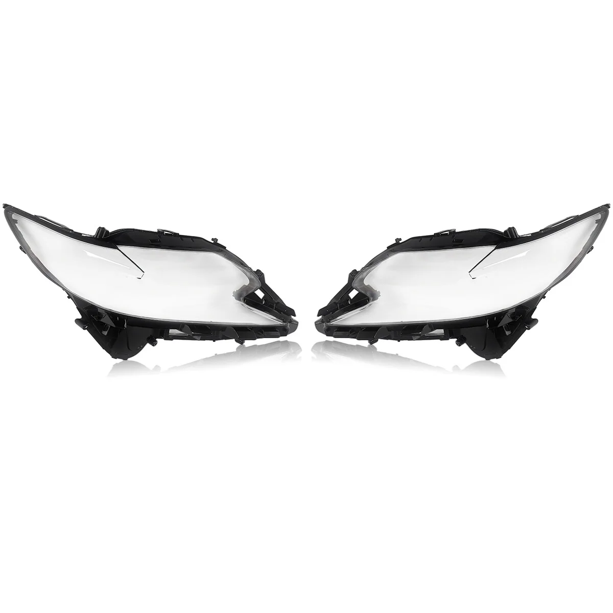 Left + Right Headlight Lens Cover For Lexus ES200 ES300 ES350 2016 2017 2018 Headlamp Shells