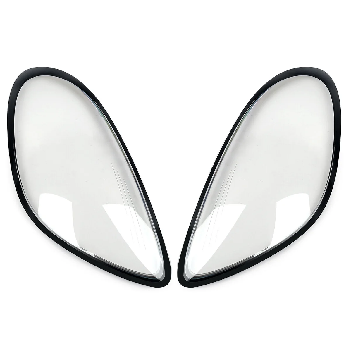 Left + Right Headlight Lens Cover Shells for Porsche Boxster Cayman 981 2014 2015 2016 - Image 11