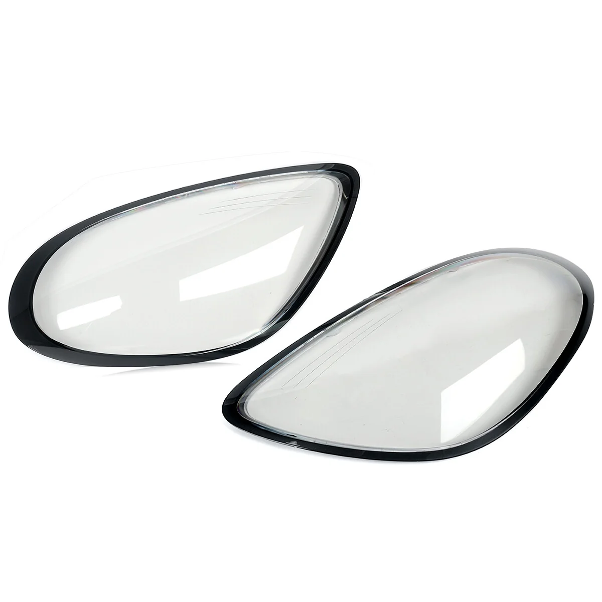 Left + Right Headlight Lens Cover Shells for Porsche Boxster Cayman 981 2014 2015 2016 - Image 4