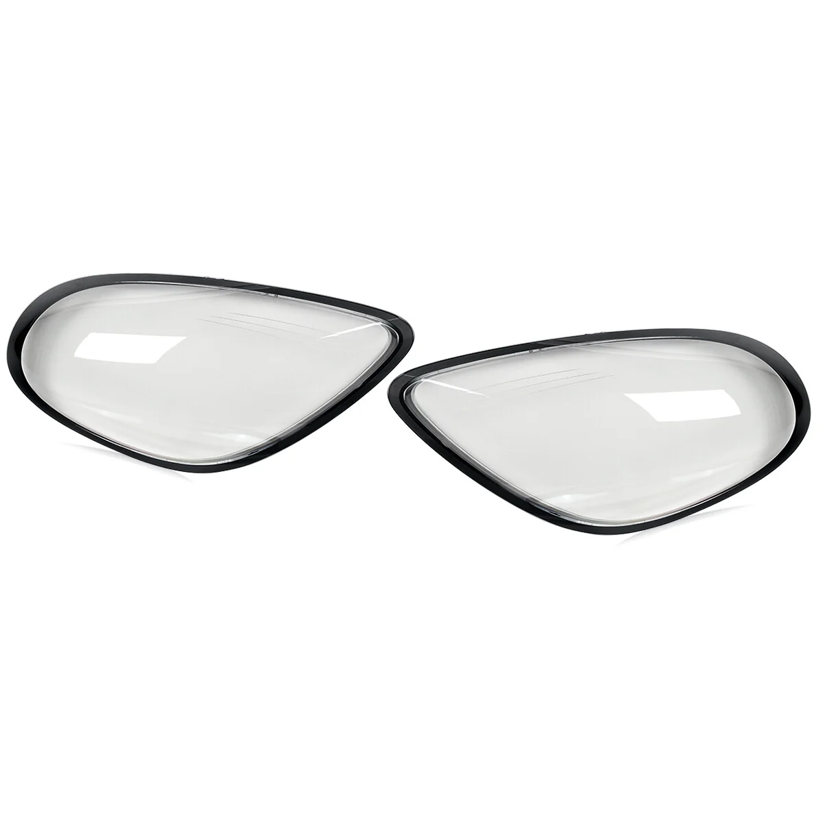Left + Right Headlight Lens Cover Shells for Porsche Boxster Cayman 981 2014 2015 2016 - Image 8