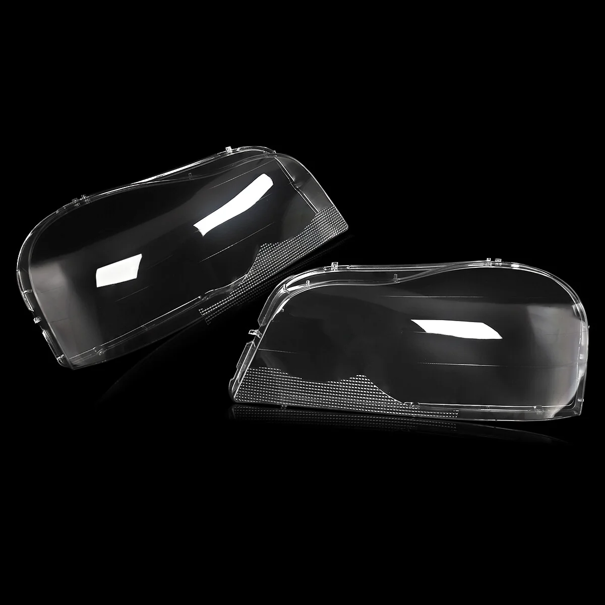Left+Right Headlight Lens Lampshade Cover Replacement For Volvo XC90 2004-2013 - Image 6