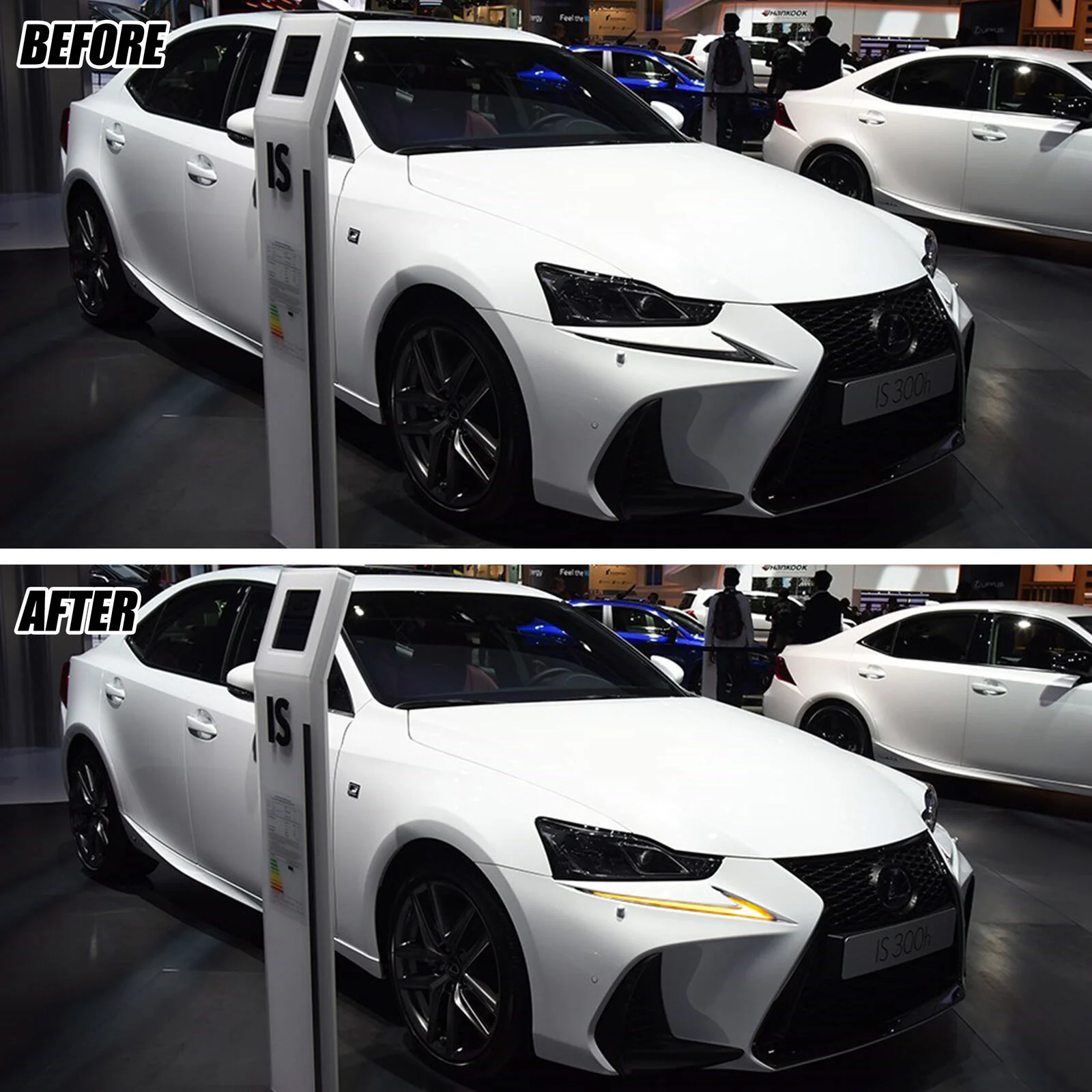 Left+Right LED Daytime Running Lights for Lexus IS250 IS300 ISF 2014-2016 Sequential Lamps - Image 6