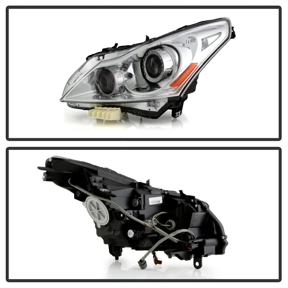 Left Side For 2010-2013 Infiniti G37 / 2011-2012 G25 4-Door Sedan HID/Xenon Projector Headlight - Driver - Image 3