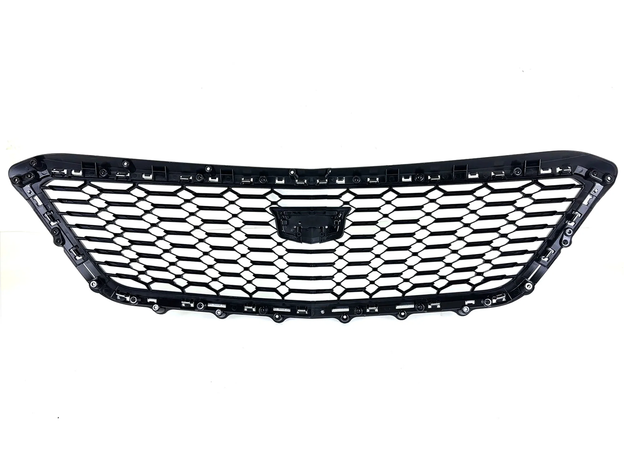 Front Upper Honeycomb Grill Chrome for Cadillac XT4 2019-2023 No Camera - Image 9