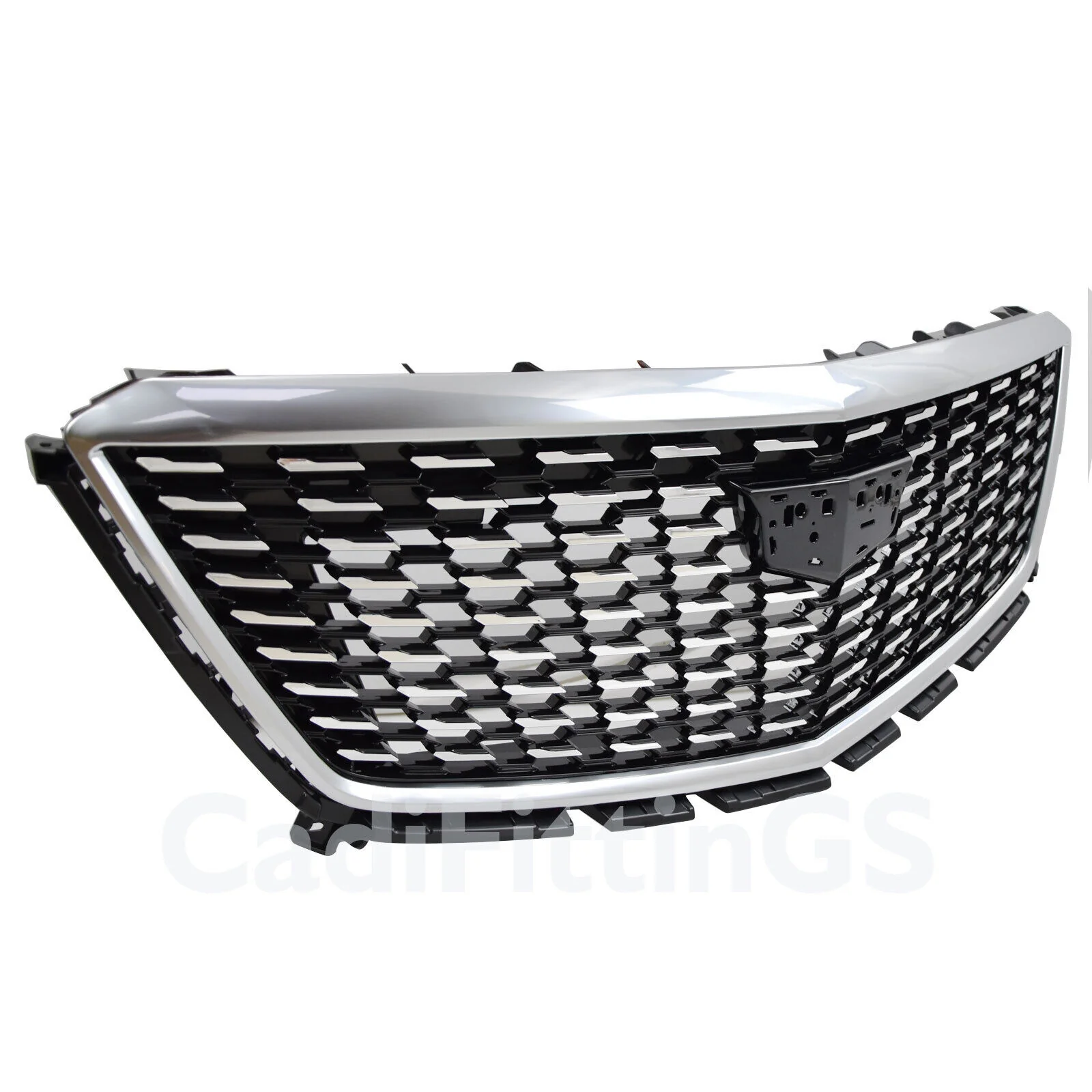Replacement Front Bumper Upper Grille Chrome for Cadillac XT5 2021-2025 w/o Camera - Image 5