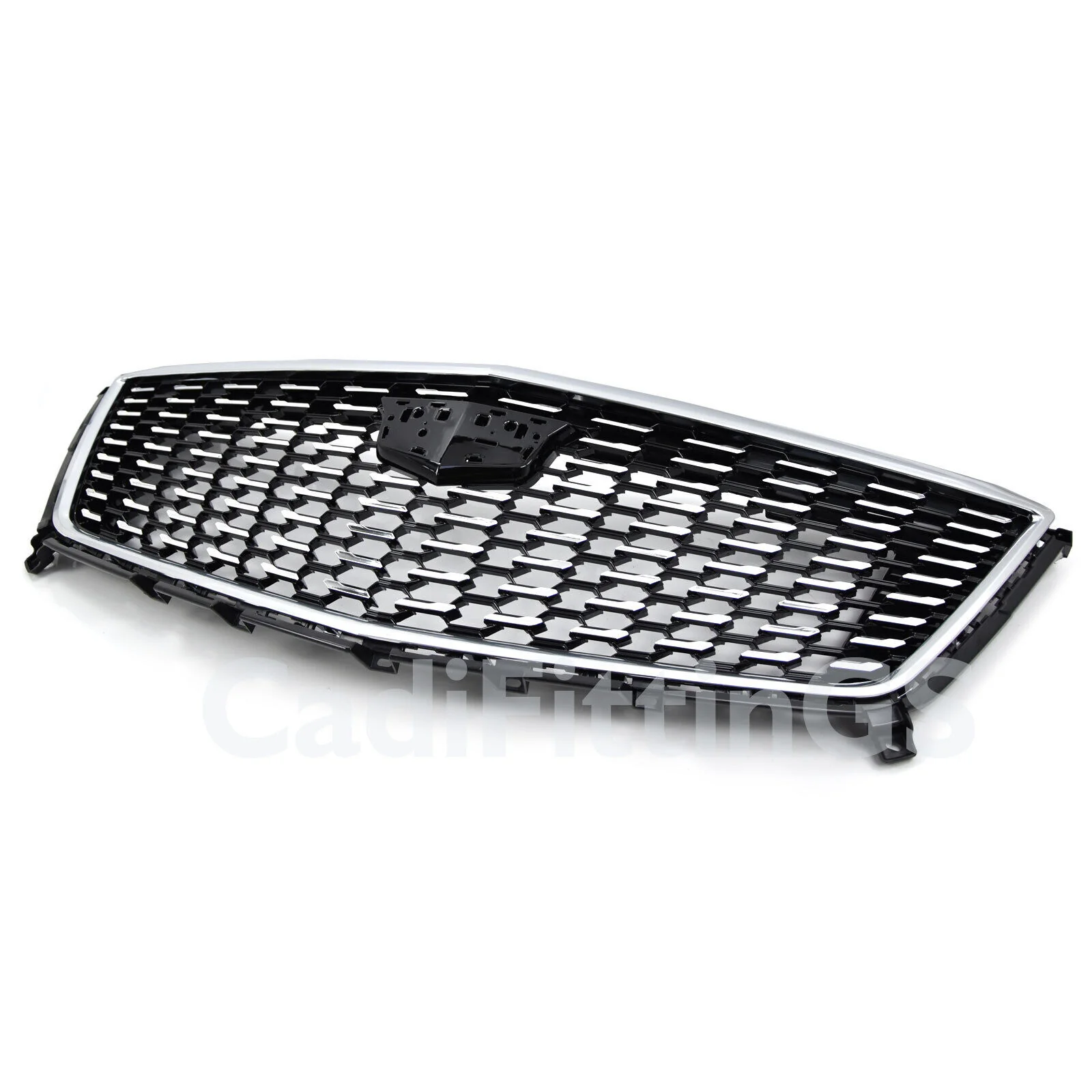 Replacement Front Bumper Upper Grille Chrome for Cadillac XT5 2021-2025 w/o Camera - Image 6