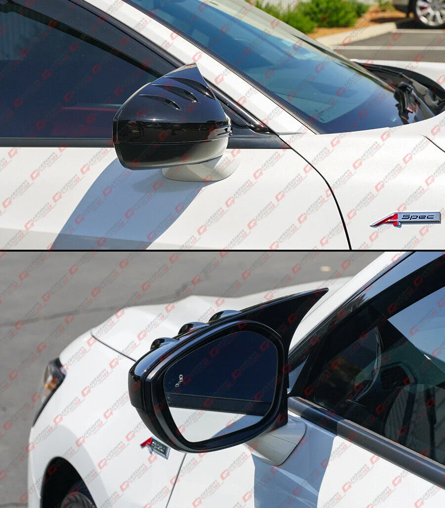 M Style Gloss Black Mirror Cover Caps Add-On fit for 2023-2025 Acura Integra DE4 - Image 8