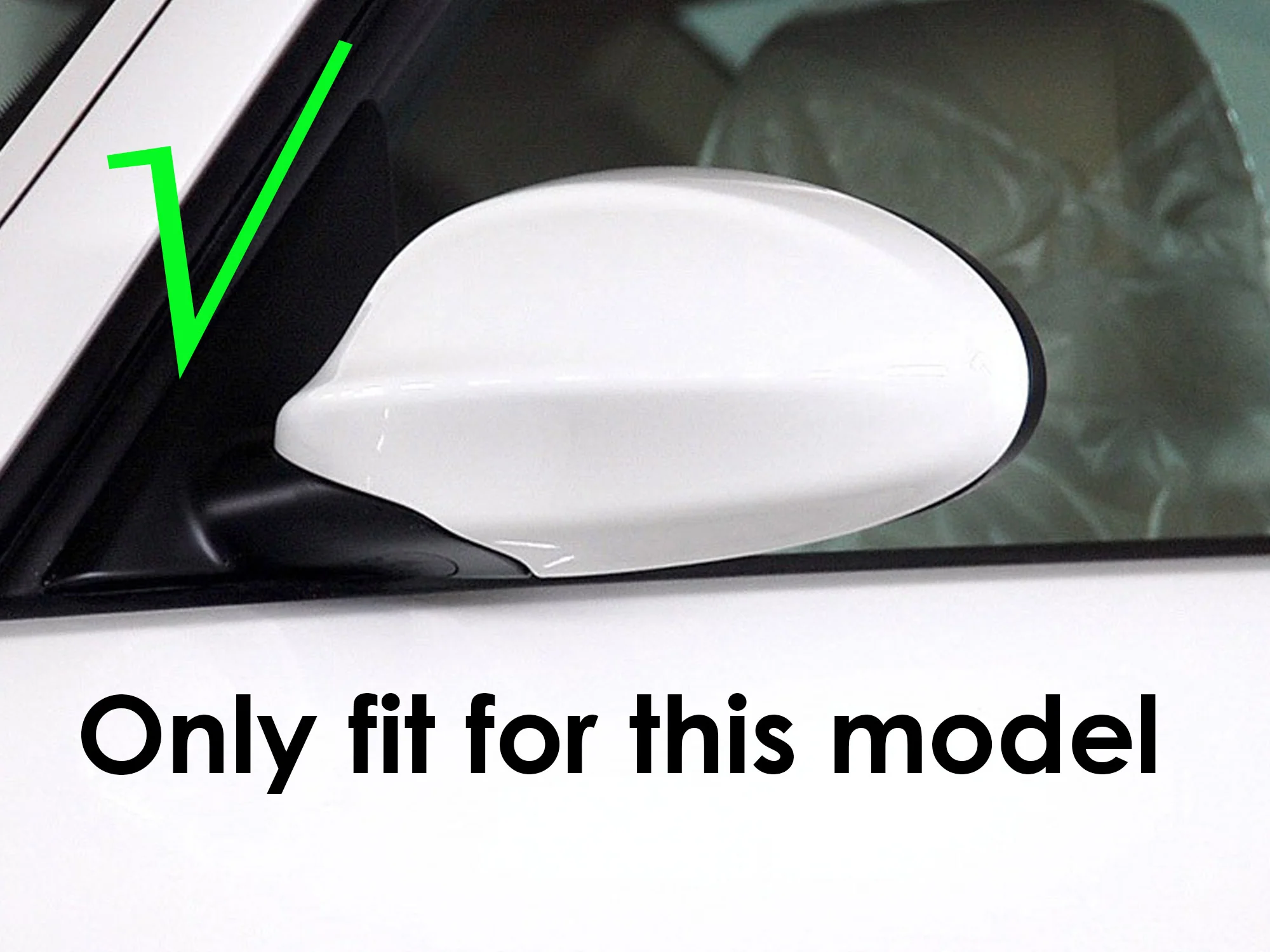 Real Carbon Fiber Mirror Cover Caps For 2005-2009 BMW E90 E91 E92 E93 Pre-LCI Replacement - Image 3