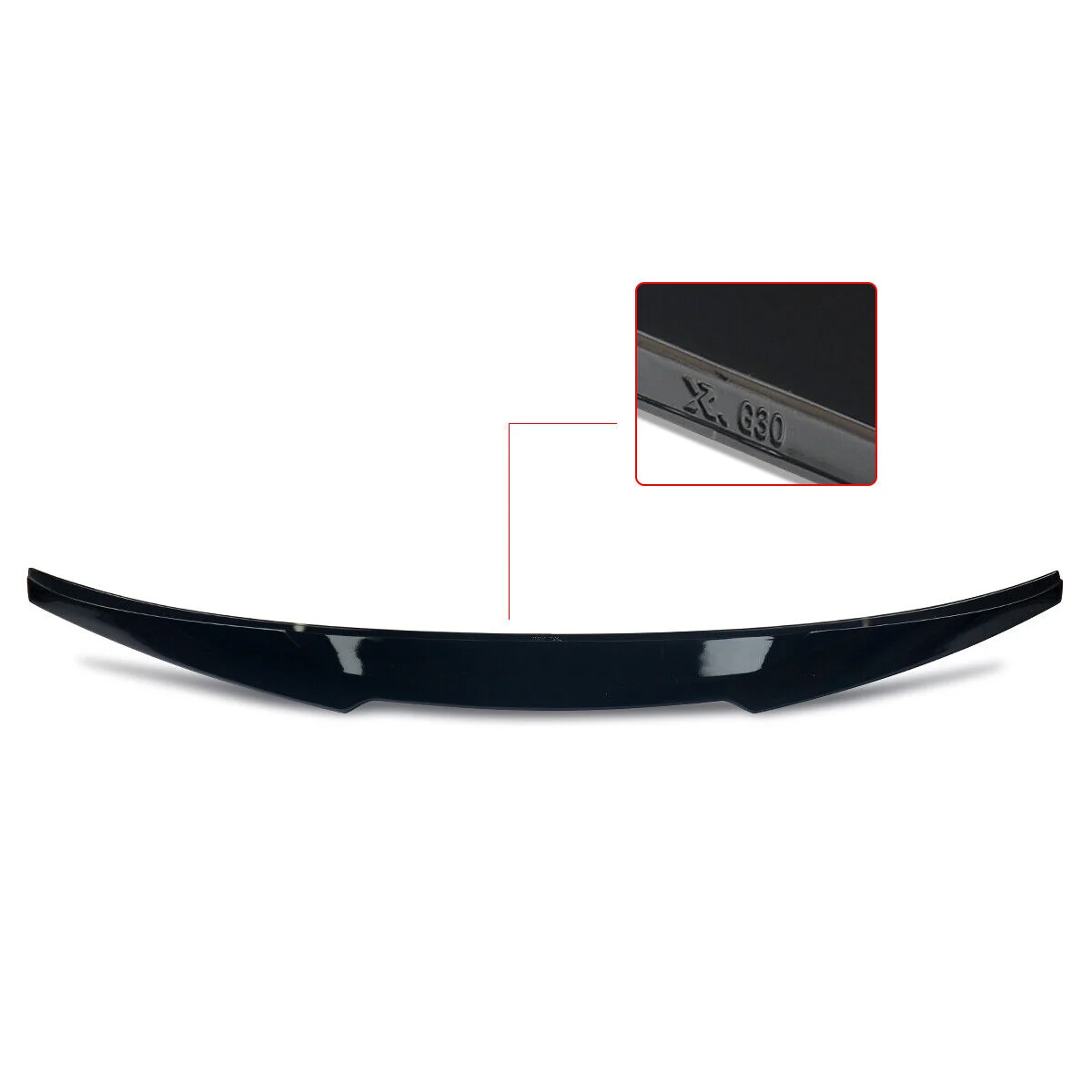 Gloss Black Trunk Spoiler Wing For BMW G30 530i 550i M5 F90 2017-2023 - Image 6
